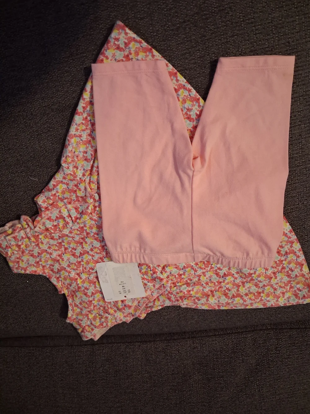 Starting Out Multicolor Floral Baby Tunic & Leggings Set
